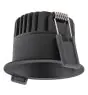 Ledvance Spot LED Foncélight Aluminium Noir 8W 640lm 36D - 927 Blanc Très Chaud | Diamètre 68mm - IP44 - Meilleur rendu des couleurs - Dimmable