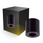 Bright Choice LED Spot Zwart Rond | IP20 - GU10 Fitting