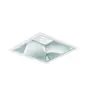 Philips LED Downlight LuxSpace Vierkant DN572B 10.3W 1350lm 80D - 830 Warm Wit | 214mm - Aluminium Reflector