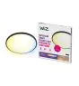 WiZ Smart LED Plafondlamp SuperSlim Zwart 16W 1300lm - 927-965 Afstembaar Wit | IP20 - Beste Kleurweergave - Wifi Dimbaar