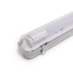 Noxion Réglette LED Étanche Boîtier Vide  Poseidon V2.0 | incl. 1x Noxion Tube LED T8 Standard Output 9W 900lm - 840 Blanc Froid - 60cm