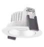 Ledvance Spot LED Adjust Aluminium Blanc 8W 640lm 36D - 927 Blanc Très Chaud | Diamètre 68mm - IP20 - Meilleur rendu des couleurs - Dimmable