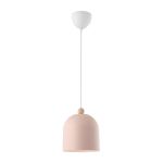 Nordlux Gaston Pendelarmatuur Metaal en Hout Roze | Geschikt voor E27