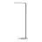 Ledvance LED Vloerlamp Grijs 43W 5400lm - 830 Warm Wit | 1500mm - EU Stekker