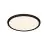 Nordlux LED Plafondlamp Oja 29 Zwart 17W 1700lm - 830-840 CCT | Dimbaar
