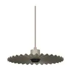 Ledvance Decor Plisse Pendelarmatuur Staal Beige | Geschikt voor E27