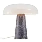 DFTP by Nordlux Tafellamp Glossy Marmer en Glas Grijs | 320mm - Geschikt voor 1x E27
